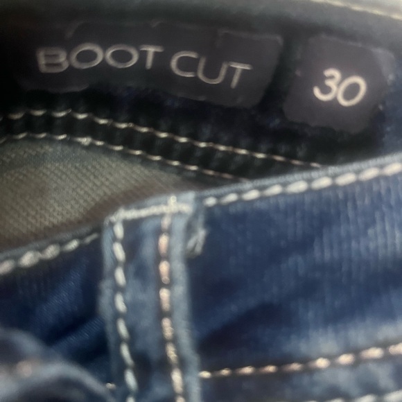 Grace Women's Dark Blue Boot Cut Jeans - Picture 8 of 8